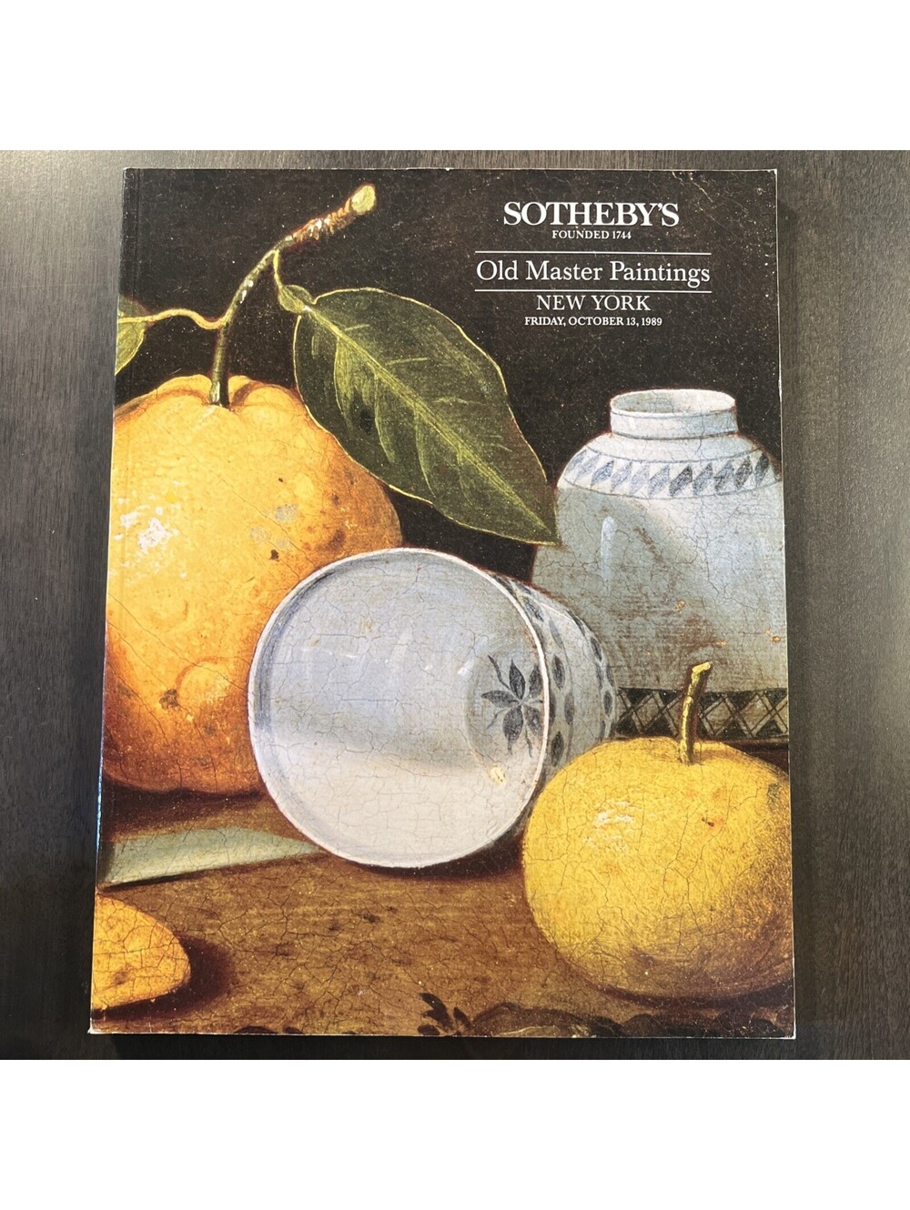 Sotheby’s: Old Master Paintings - October 13, 1989